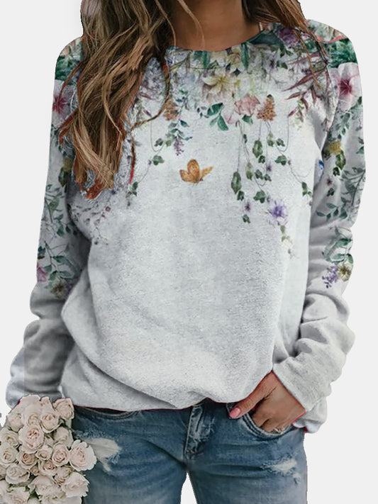 Floral Sweatshirt