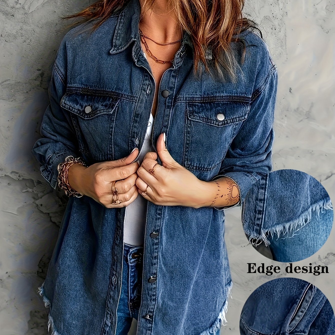 Retro Washed Denim Jacket