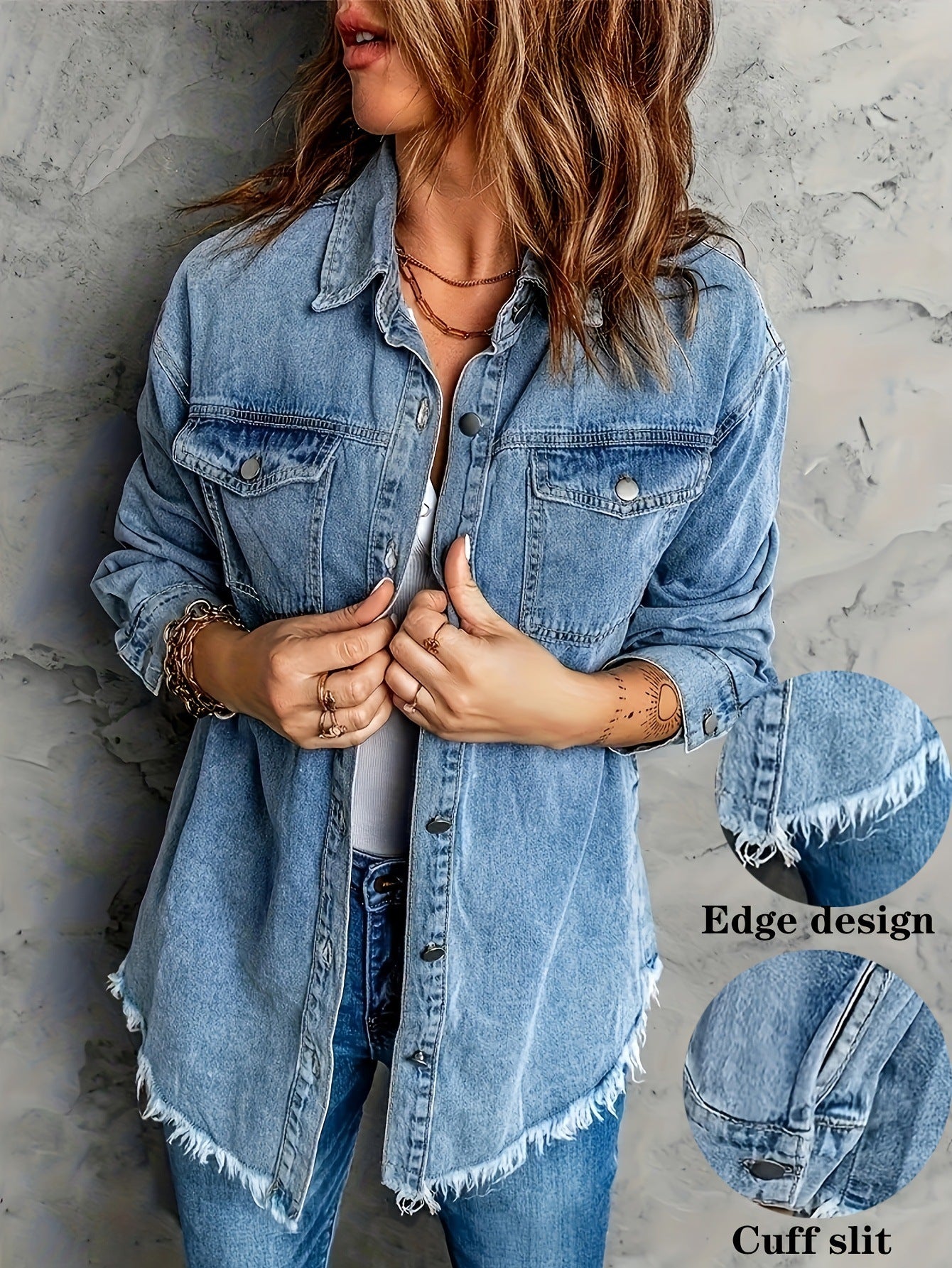 Retro Washed Denim Jacket