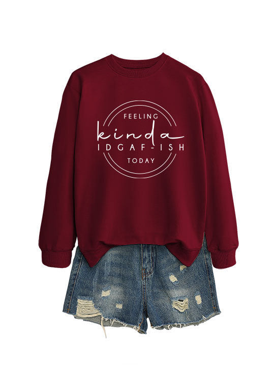 Felling IDGAF-ish Sweater