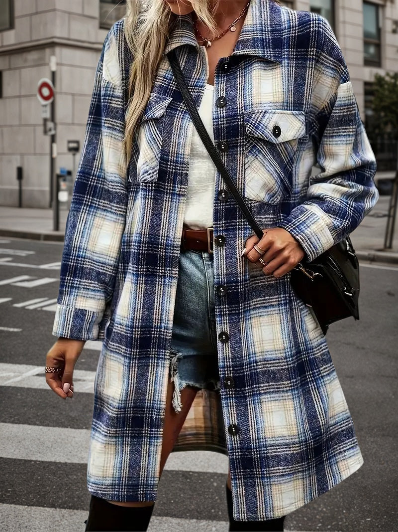 Oversized Flannel Jacket