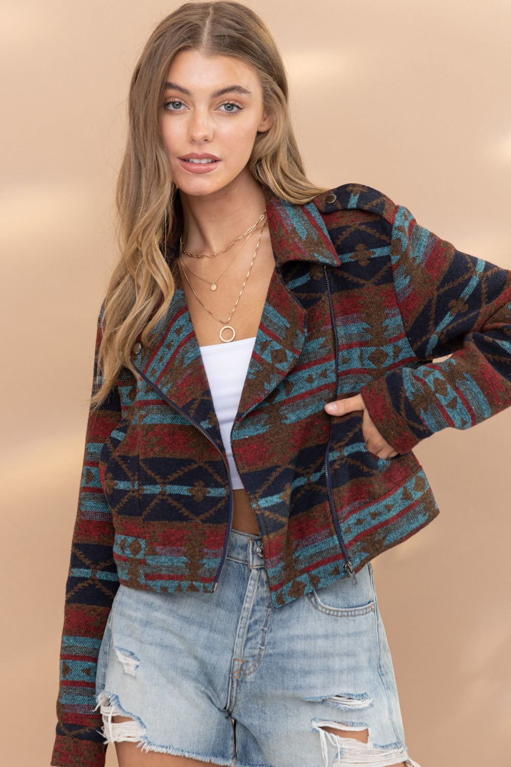 Aztec Woolen Coat