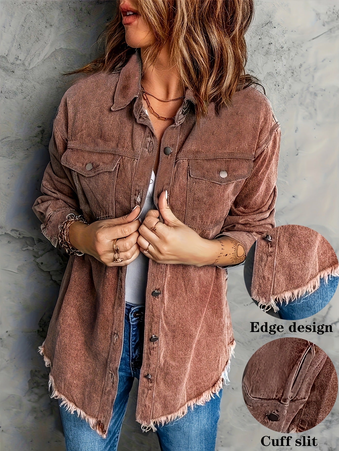 Retro Washed Denim Jacket