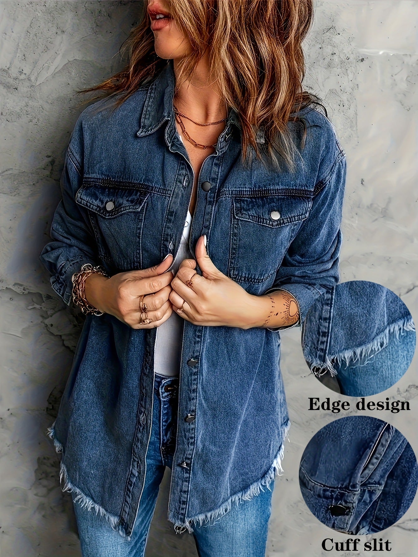 Retro Washed Denim Jacket