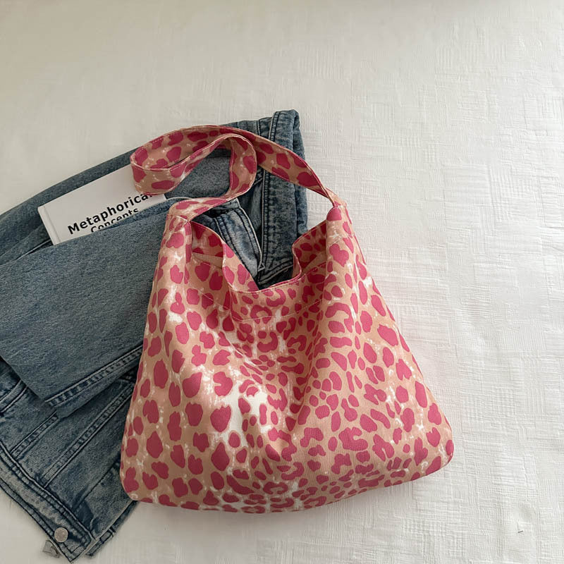 Leopard Print Messenger Bag