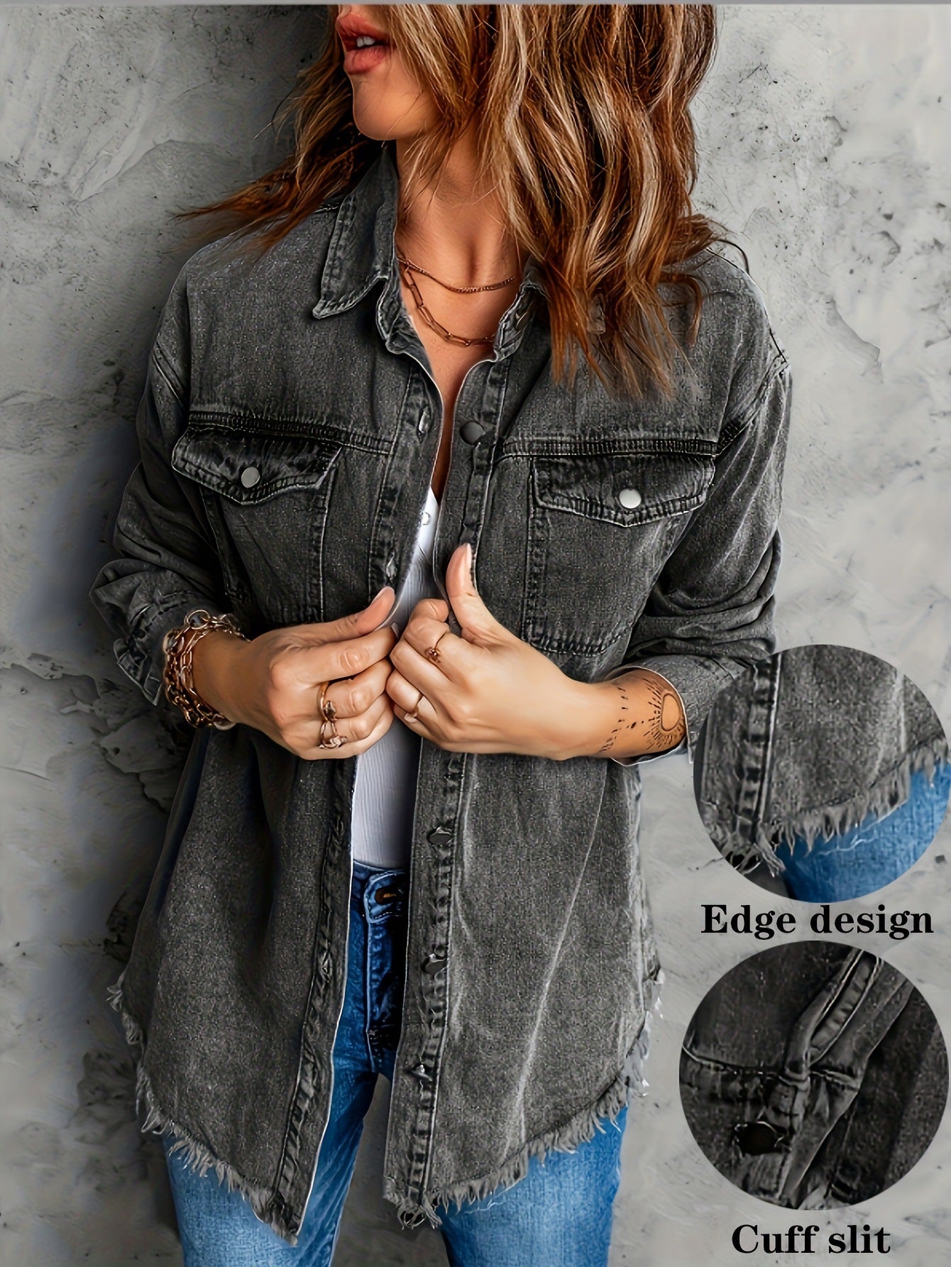 Retro Washed Denim Jacket