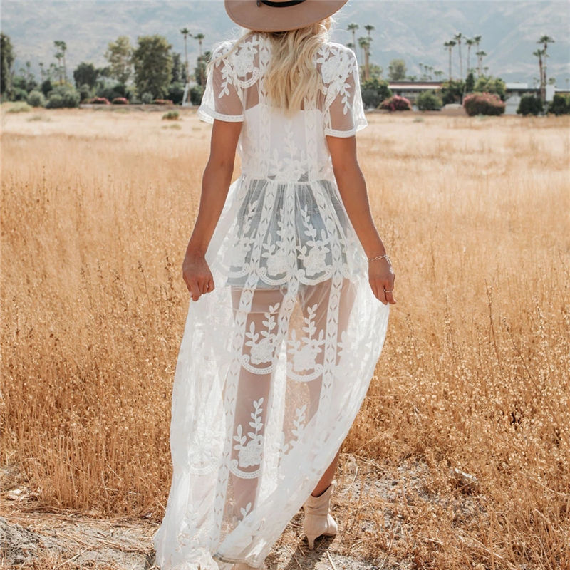 Long Lace Blouse