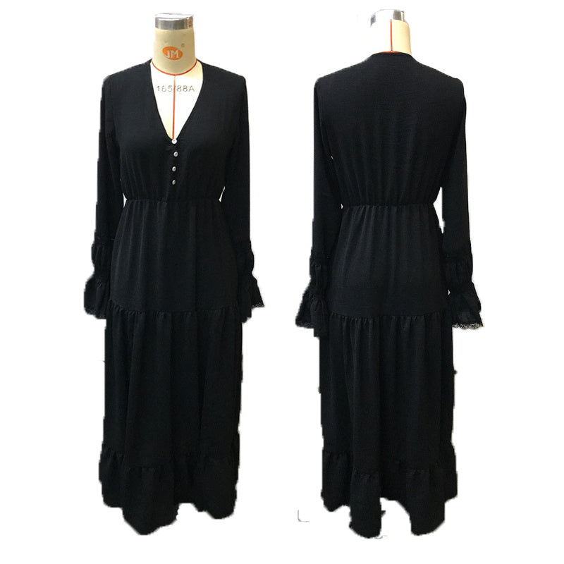 Women's Western V-Neck Dress