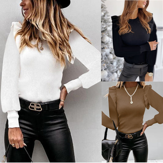 Long Sleeve Ruffle