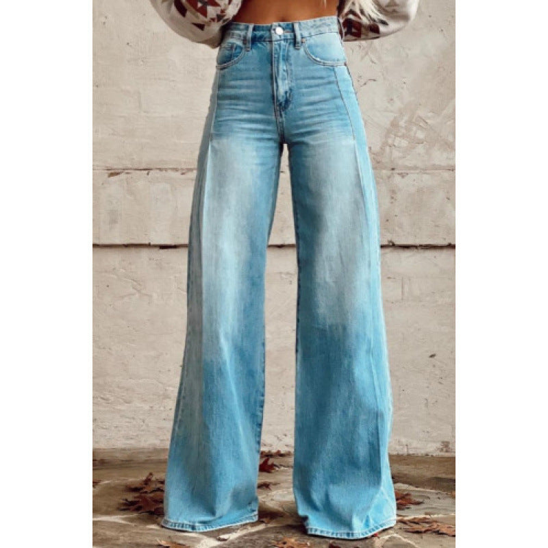 Bell-bottom Pants - Simulation Denim