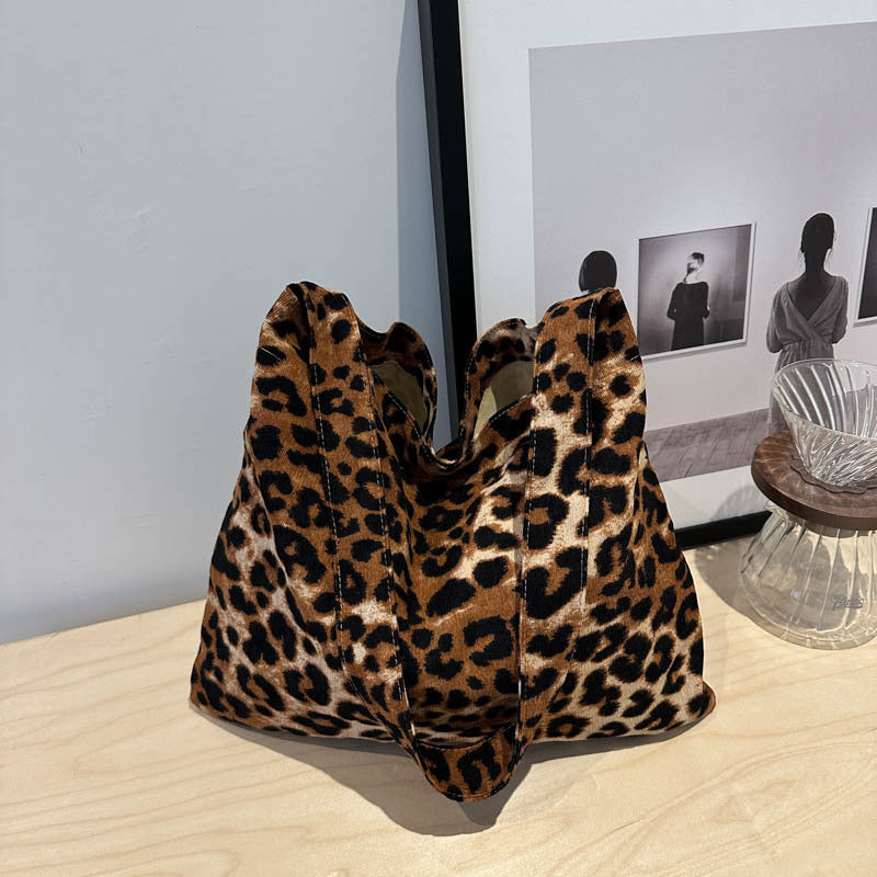 Leopard Print Messenger Bag