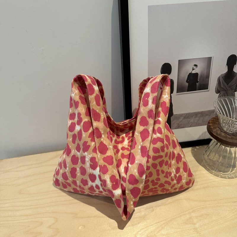 Leopard Print Messenger Bag