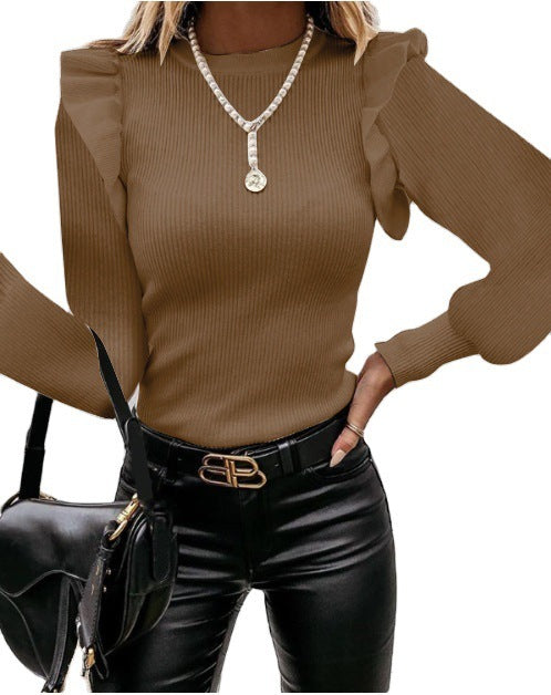 Long Sleeve Ruffle