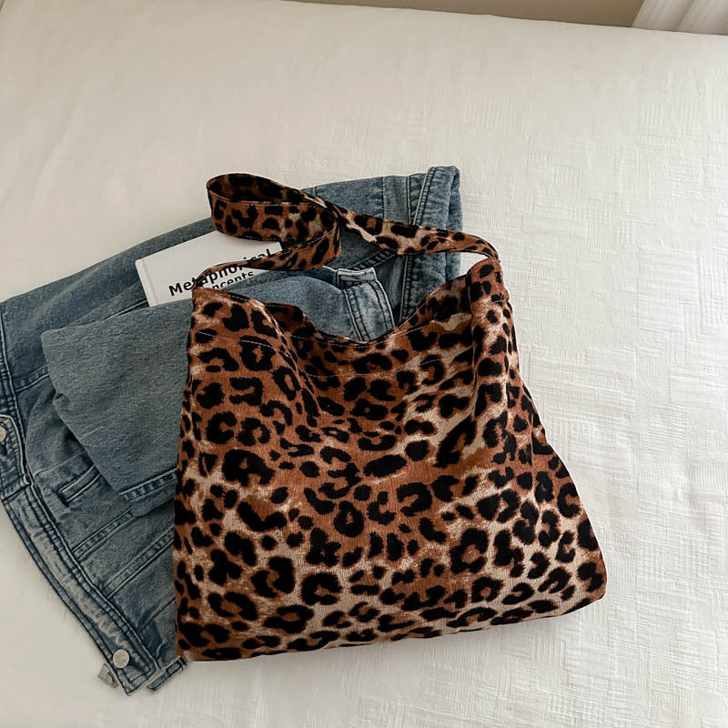 Leopard Print Messenger Bag