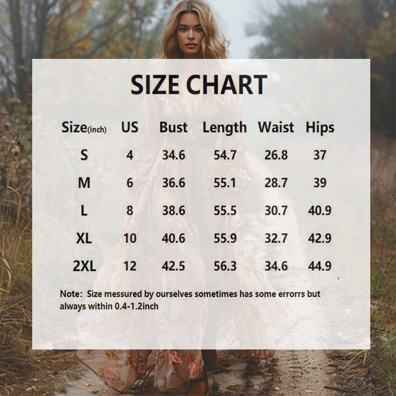 Floral Cuffed Long Sleeve Dress