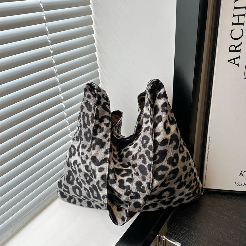 Leopard Print Messenger Bag