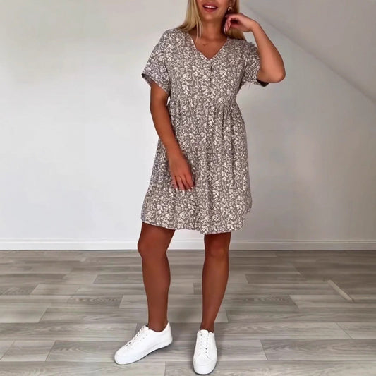 Leopard Print Leisure Dress