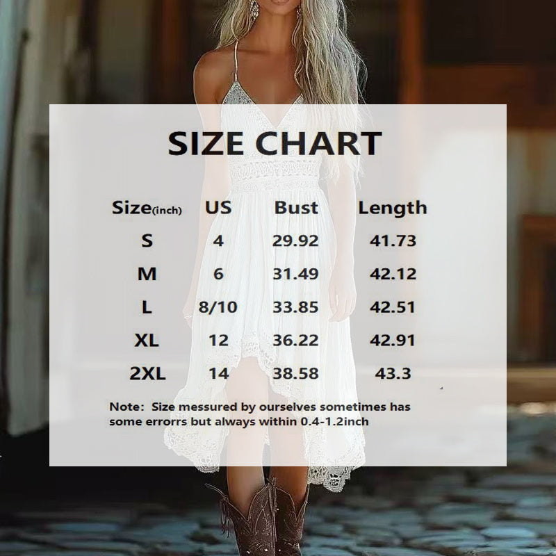 Lace Bohemian Midi Dress