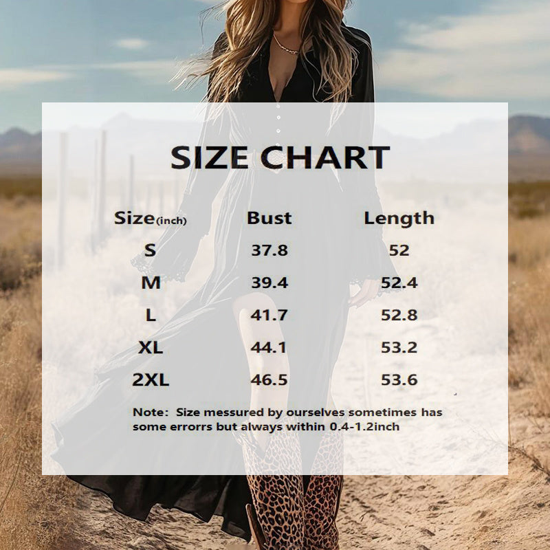 Women's Western V-Neck Dress