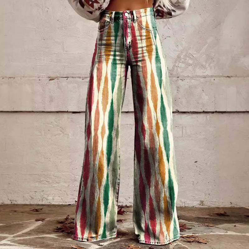 Bell-bottom Pants - Simulation Denim