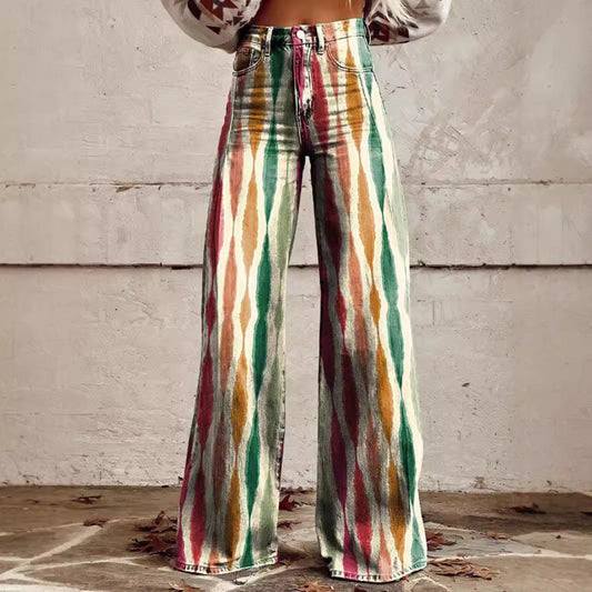 Bell-bottom Pants - Simulation Denim